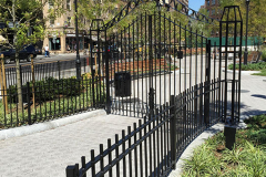 Steel Bar Fence - Triangle Park